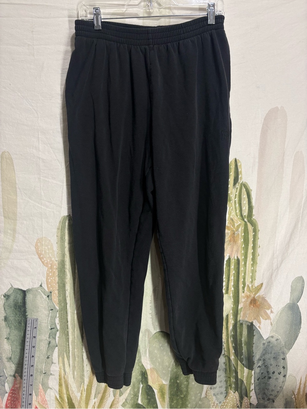 Women’s Victoria’s Secret PINK Black Elastic Waist Jogger Pants 🌵Large